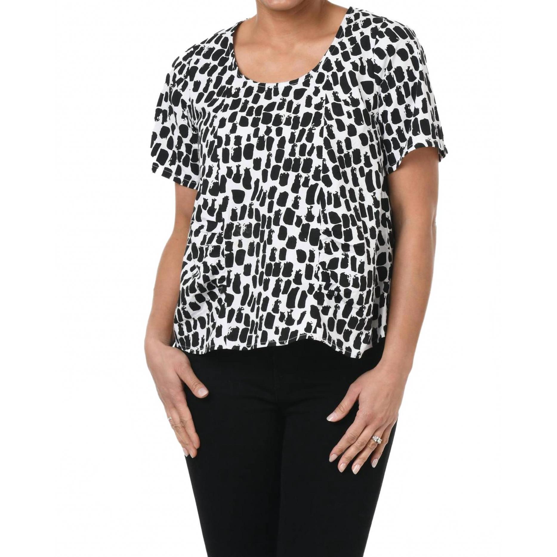 New Tulip Clothing Carmella Pullover Top In Meko